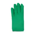Guanti elastici corti di colore verde per bambini, leggeri per danza e protezione solare. - Taglia unica / Verde