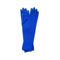 Gants longs extensibles bleu roi pour fête et robe de soirée, accessoires de costume élégants. - Taille unique / Bleu