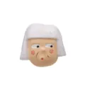 Lustiger Cartoon Oma Kopf Kühlschrankmagnet kreative Harz Deko für Küche Accessoire - Oma