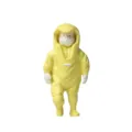 Mini Schutzanzug Figur Mikro Landschaft Gartenarbeit Puppe kreatives Desktop Ornament Spielzeug - Gelber Biowissenschaftler / Einzelpreis