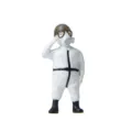 Miniatur Kunstharz Schutzanzug Figur Mikro Landschaft Dekoration Sammler Spielzeug - Arzt mit Gasmaske / Einzelpreis