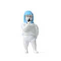 Miniatur Schutzanzug Arbeiter Figur, Harz Mikro Landschaft DIY Garten Dekor Modell. - Krankenhaus-Disponent / Einzelpreis