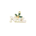 Christmas NOEL pendant titanium steel DIY jewelry handmade charm accessory item decoration - NOEL Christmas French