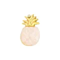 Schicker vergoldeter rosa Stein Ananas Anhänger für DIY Halskette Schmuckherstellung - Weißes Perlmutt Ananas