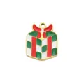 Christmas gift box titanium steel pendant DIY jewelry accessory charm for necklace bracelet - Christmas Gift Box