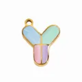 DIY alloy multi-color enamel letter Y bubble pendant for fashionable DIY necklaces bracelets. - Letter Y