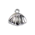 Pendentif coquillage 3D en acier inoxydable DIY bijou océan pour collier bracelet artisanat - Coquillage en Arc (7)