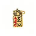 Stainless steel cigarette pack pendant enamel DIY necklace jewelry accessory charm - Printed Cigarette Case