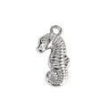 Pendentif charm hippocampe 3D en acier inoxydable pour collier bracelet bijoux DIY accessoires - Hippocampe à Rayures (13)