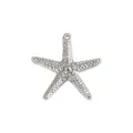 Pendentif étoile de mer en strass et acier inoxydable pour fabrication de bijoux DIY - Étoile de Mer à Texture Fine (15)