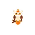 Enamel owl charm pendant DIY jewelry accessories cute bird hanging ornament for necklace bracelet. - 20 Owl on Branch
