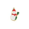 Christmas Snowman Enamel Titanium Steel Pendant DIY Charm for Necklace Bracelet Jewelry Making - Christmas Snowman Pendant
