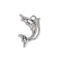Pendentif espadon en acier inoxydable, charm de vie marine DIY pour colliers et bracelets faits main. - Dauphin à Long Bec (20)