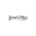 Pendentif en acier inoxydable poisson breloque DIY pour collier et bracelet option argent - 22 Long poisson à trou traversant
