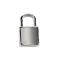 Silver padlock pendant DIY jewelry accessory charms for bracelet necklace crafting - Square Lock Pendant