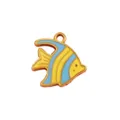 Metal tropical fish charm DIY jewelry pendant for handmade bracelet necklace accessories - 52 Tropical Fish
