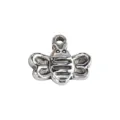 Silver Bee Pendant DIY Charm Necklace Bracelet Jewelry Metal Accessory Cute Design - Bee Pendant
