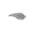 Vintage silver wing pendant DIY jewelry accessory for handmade necklace and bracelet crafts. - Wing Pendant