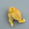 Süßer Corgi Hund Po Kühlschrankmagnet kreative Kunstharz 3D Tier Aufkleber Handyhülle Zubehör - Kühlschrankmagnet Stil (bxt061-003) / Erdgelb