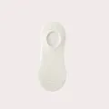 Comfortable women low cut invisible boat socks summer thin solid color casual socks for daily wear - One Size / Creamy White
