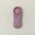 Dettaglio di calzini da interni pelosi con morbida consistenza e suola antiscivolo spessa. - 【Taglie 37-40】 / Rosa pelle