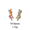 Kobe Bryant basketbal dunk metalen legering emaille bedel hanger DIY sieraden accessoire 19x36mm - Dunk Silhouet (#1)