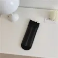 Calzini al polpaccio in pizzo nero con volant, carini stile Lolita calze a rete trasparenti. - Taglia 35-40 / Nero Intrecciato
