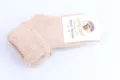 Gezellige baby wollen sokken met schattig omslagontwerp, zachte warme winterkleding voor peuters. - 0-2 jaar / Khaki