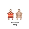 Pendentif ruche en alliage goutte d'huile accessoires bijoux DIY 12x20mm ton or léger - Taille US 6