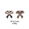 Pendentif en alliage forme d'eventail goutte d'huile accessoires de bijoux pour porte-cles - Style Papillon Éventail Pliant (#7)