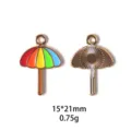 Style plage d'été parapluie coloré pendentif en alliage accessoires de bijoux DIY. - Style Parasol (#12)