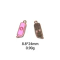 Pendentif en alliage émaillé accessoire bijoux DIY, design sac de couchage mignon pour porte-clés. - Croissant de Lune Étoile
