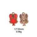 Pendentif en alliage de homard en détail, accessoire de bijou DIY marin format 13x20mm. - Homard