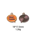 Pendentif en alliage émaillé thème pirate DIY accessoires de bijoux et porte-clés. - Style Boîte de Dialogue (#17)