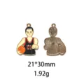 Metalen basketbal anime jongen hanger, legering druppelolie ambacht, detailgezicht voor en achter. - Anime Basketball Jongen (#4)