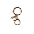 Gold metal lobster clasp key ring diy craft accessory hardware close up display - Style 2 / 10 Pieces/Pack