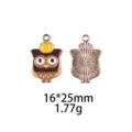 Thanksgiving kalkoen pompoen geëmailleerde legering bedel DIY sieraden hanger voor ambacht - Halve Maan Ster