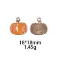 Thanksgiving pompoen legering bedel hanger DIY sieraden accessoire sleutelhanger 18mm - Blauwe Vrachtwagen