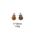 Kerstcadeau doos legering bedel hanger DIY sieraden accessoire armband decoratie deel. - Geschenkdoos