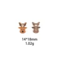 Kerst rendier metaal legering DIY bedel hanger voor sieraden maken en mooie accessoires - Rendier