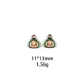 Fête du Bateau-Dragon mignon pendentif zongzi accessoire bijoux alliage porte-clés. - Taille US 8