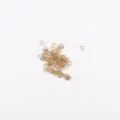 Anellini di salto aperti dorati per la creazione di gioielli fai da te, piccoli anelli metallici. - Anellini di giunzione / 7mm (100 Pezzi) / Oro