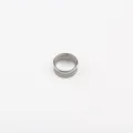 Anello in metallo di acciaio inossidabile accessorio gioiello DIY vista dettaglio artigianato. - Anello di moda / 1 Pezzo/Confezione / Argento