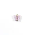 Pendentif papillon en résine breloque DIY alliage goutte d'huile accessoire bijoux porte-clés - Violet