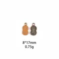 Pendentif en alliage arachide émail DIY bijoux accessoire mignon 8x17mm breloque - Taille US 8