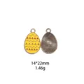 Paasei DIY legering oliedruppel sieraden accessoires hanger voor handgemaakte sleutelhangers - US Maat 9
