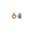 Madeliefje legering emaille DIY sieraden bedels, schattige zonnebloem sleutelhanger accessoires. - #3 Gele bloem