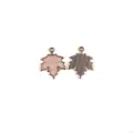 Esdoornblad legering oliedruppel bedels DIY sieraden hanger accessoires sleutelhanger - #7 Wit blad