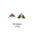 Geëmailleerde regenboog hanger van metaallegering voor DIY sieraden maken, schattig wolk. - Wereldbol Kraal