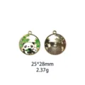 Joli pendentif panda bambou en alliage DIY breloques porte-clés accessoire de bijoux chinois - Style Chinois Panda Bambou (#9)